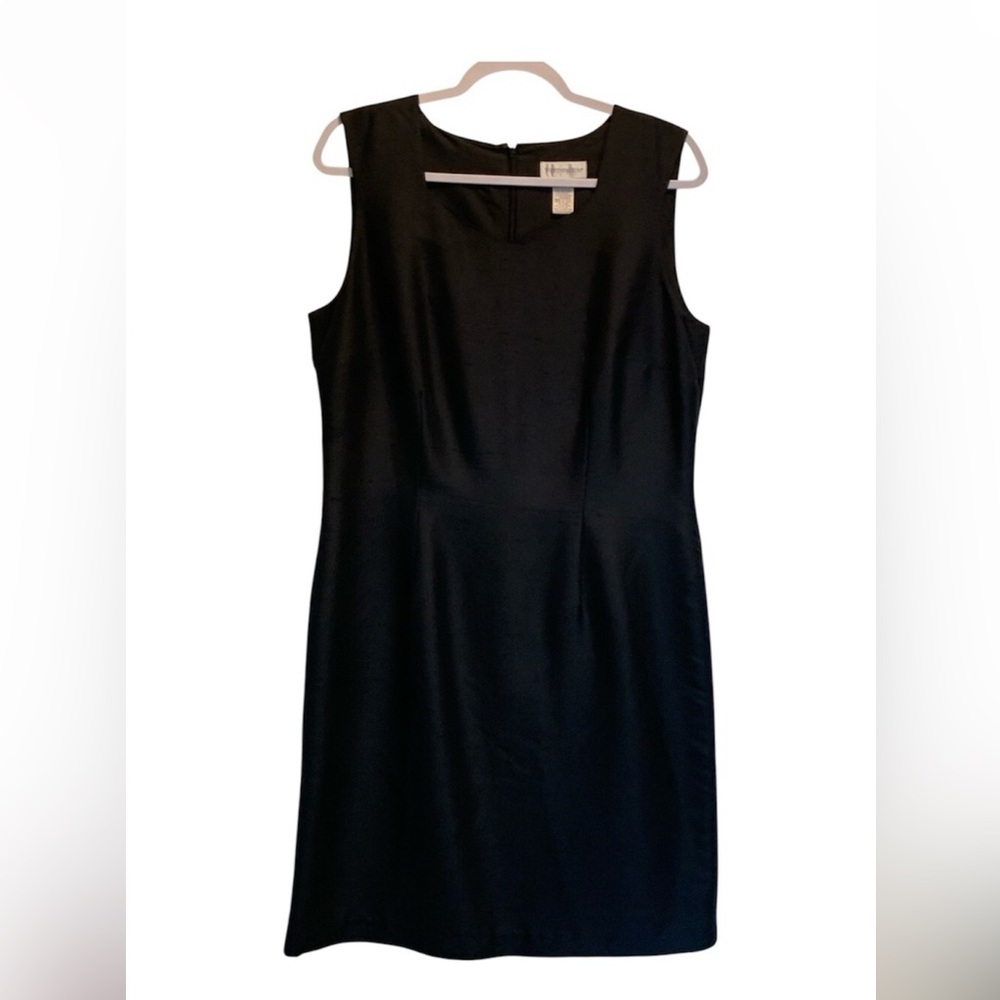 Worthington Black 100% silk Sleeveless Sheath Dress